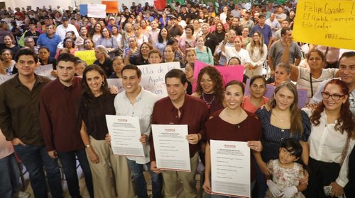 Llenan centro social en asamblea de la transformación en Escobedo
