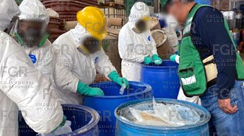 Incineran 77 toneladas de precursores y 2 millones de pastillas