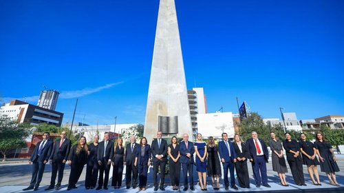 Rinden guardia de honor por los 430 años de Monterrey