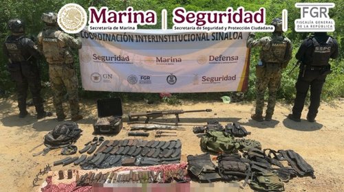 Marina destruye 49 explosivos improvisados en Sinaloa