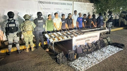Operativo en Rosario deja 9 detenidos y asegura armas