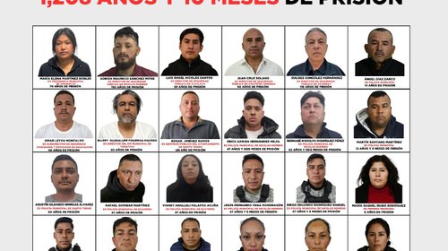 Operación Enjambre suma mil 208 años de prisión en Edomex