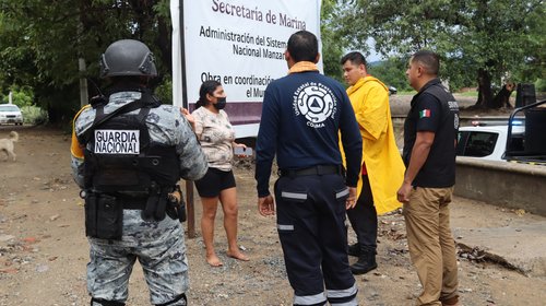 Anuncian suspensión de actividades en cuatro estados por 'Simon'