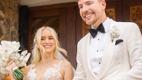 MrBeast comparte fotos de su boda con Thea Booysen