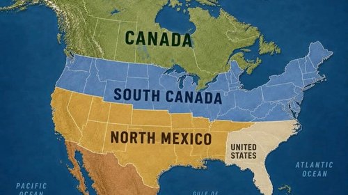 Irán se burla de Trump rediseñando el mapa de Estados Unidos