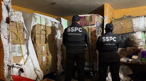 Decomisan seis toneladas de cigarros apócrifos en CDMX