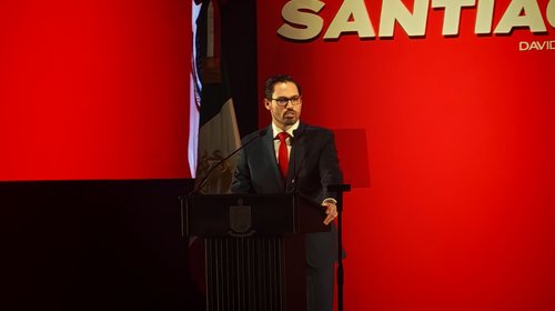  David de la Peña destaca modernización en seguridad en Santiago