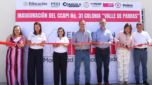Inauguran centro para atender a la primera infancia en Parras