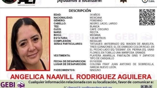 Hijos buscan a su madre desaparecida en García