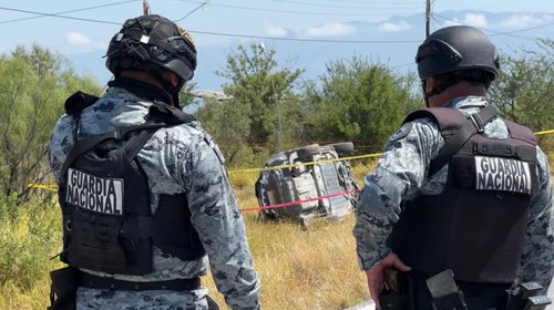 Muere conductor tras volcar en carretera estatal 24 de Monclova