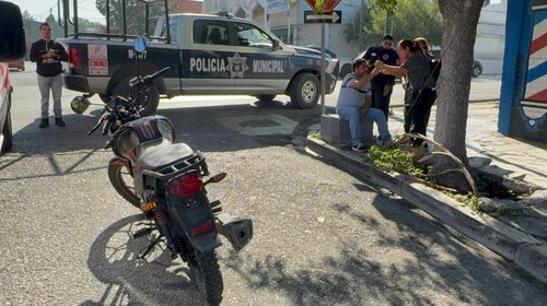 Propietario recupera su moto y es agredido por presunto ladrón 
