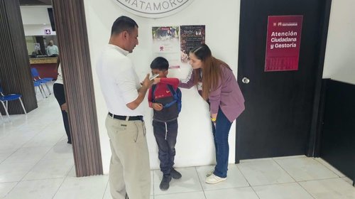 DIF Matamoros evalúa reintegración familiar de niño localizado