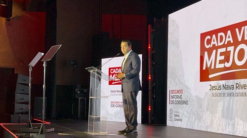Destaca progreso Jesus Nava durante segundo informe de gobierno
