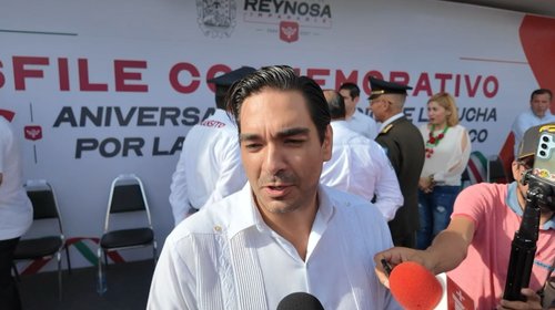 Reynosa mantiene festejos patrios con desfile militar