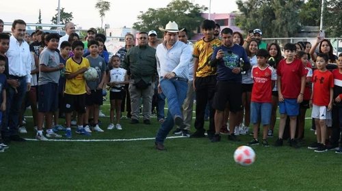 Renuevan canchas y áreas recreativas de Línea Verde en Saltillo