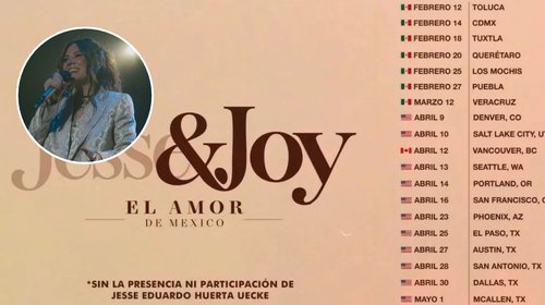 Jesse & Joy lanza "El Amor de México", su nueva gira sin Jesse
