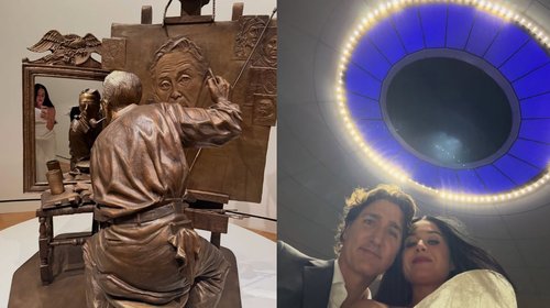 Presumen Katy Perry y Trudeau cita en museo de Los Ángeles