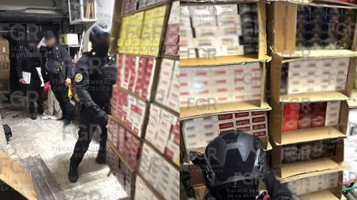 Decomisan 13 toneladas de tabaco ilegal en la CDMX