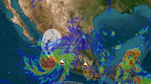 Se mantiene en categoría 3 el huracán 'Simon' en la costa