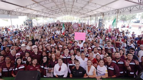 Muestran unidad 4 mil personas en asamblea en García