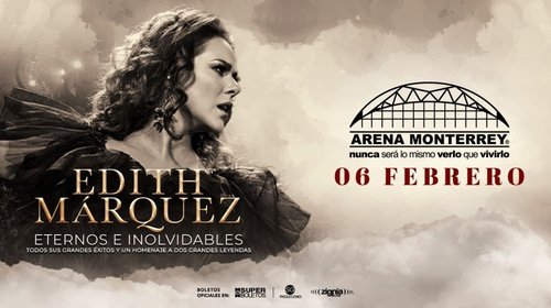 Edith Márquez confirma concierto en la Arena Monterrey en 2027