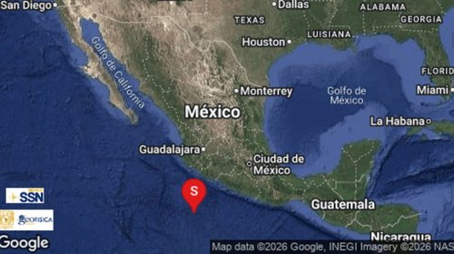 Registran sismo de 5.5 grados en las costas de Michoacán