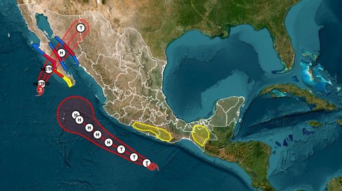 Provoca tormenta tropical Rachel intensas lluvias en Guerrero