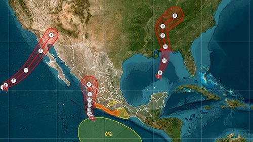 Prevén que tormenta tropical 'Simon' llegue a categoría cuatro