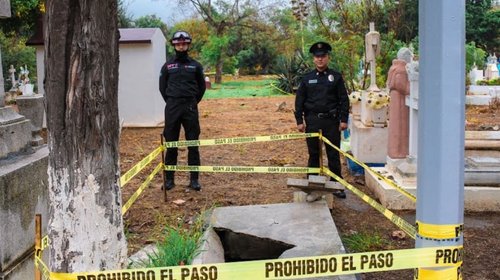 Implementan operativo especial de seguridad en panteones