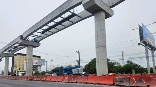 Continúan obras de Línea 6 luego de incidente en Apodaca