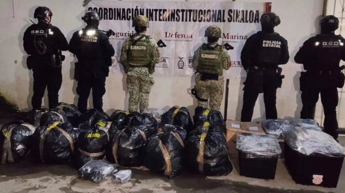 Aseguran drogas y golosinas con marihuana en Mazatlán