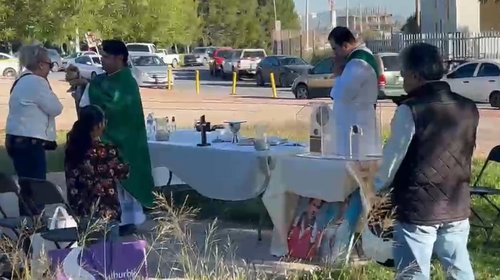 Ofrecen misa al aire libre este lunes en el Hospital General