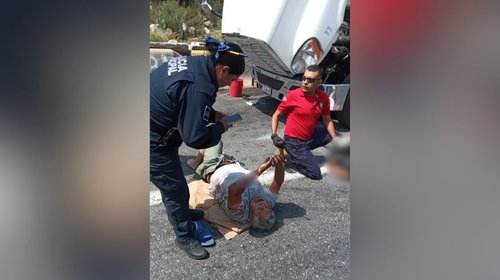 Muere persona atropellada en tramo Los Chorros en Arteaga