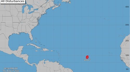 Se forma la tormenta tropical Dolly en el Atlántico