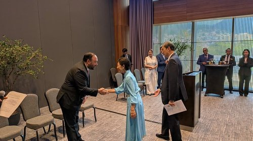 Princesa de Japón se reúne con empresarios y diplomáticos en NL