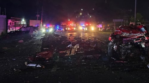 Fallecen cuatro personas en choque sobre la Carretera Nacional
