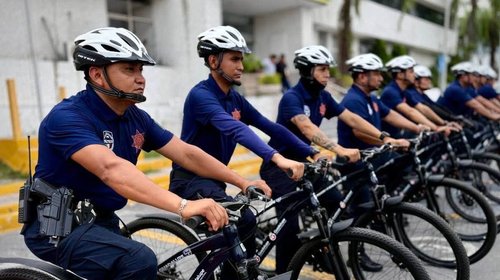Refuerza Guadalupe vigilancia en parques con División Ciclista