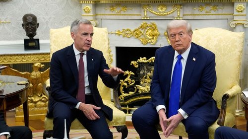 Trump aplaza aranceles a Canadá tras alcanzar acuerdo