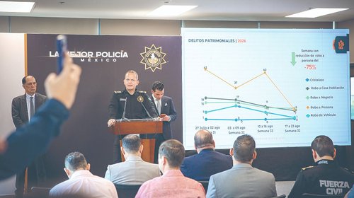 Alcanza Nuevo León la meta sexenal de 7,500 policías