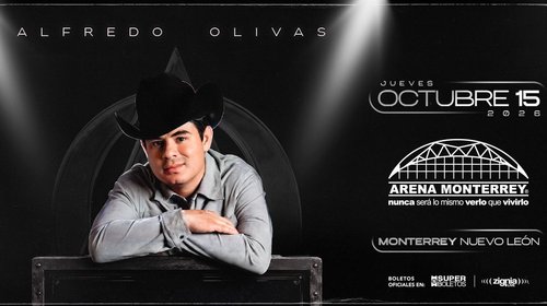 Alfredo Olivas volverá a la Arena Monterrey con concierto 360°