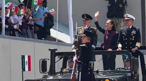 Sheinbaum destaca 50 años del Colegio Militar en Tlalpan