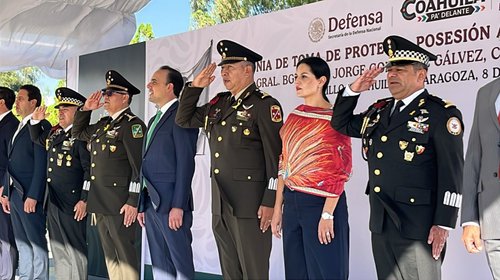 Jorge González Gálvez asume mando de la Sexta Zona Militar
