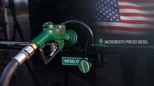 Diésel en EUA toca récord; alcanza US$6.26 por galón