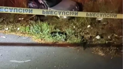 Fuerte accidente vehicular deja a un adolescente sin vida 