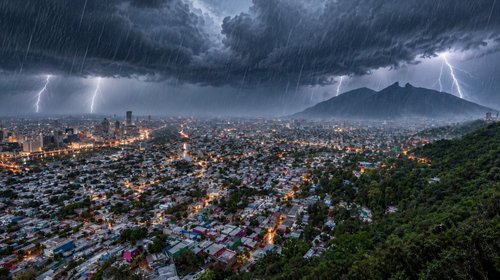 Alertan por lluvias de hasta 100 milímetros en Nuevo León