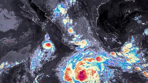 Alertan por intensificación de Trudy frente a costas mexicanas