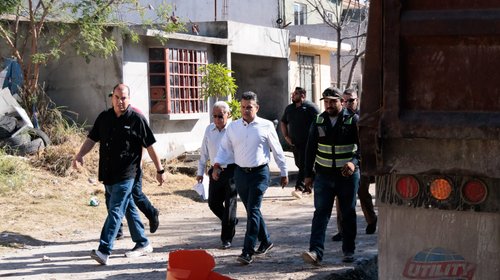 Supervisa alcalde obras de agua y drenaje en Victoria