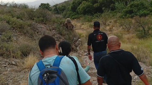 Protección Civil rescata a dos personas en El Chiflón