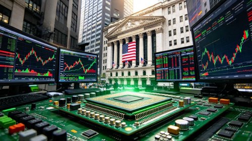 Wall Street abre mixto por caída de fabricantes de chips
