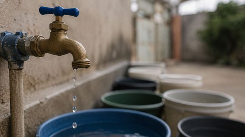 Alertan por cortes de agua tras apagones en Reynosa